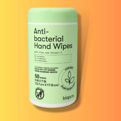Anti-Bacterial Hand Wipes, 50-ct (2 Packs)