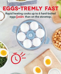 Rapid Egg Cooker: 6 Egg Capacity Electric Egg Cooker