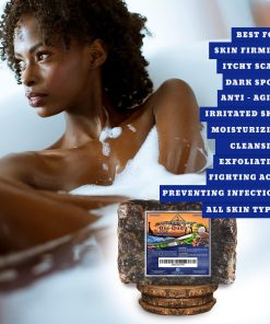 Organic, Anti-Bacterial, Anti-Fungal Ose-Dudu African Black Soap 5 LB