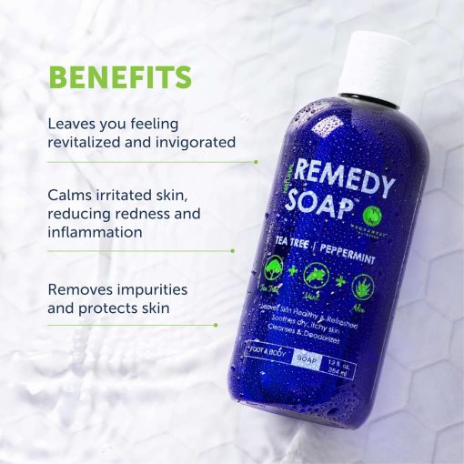 Naturals Remedy Tea Tree Oil Soap and Body Wash - The Natural Solution for Healthy, Odor-Free Skin